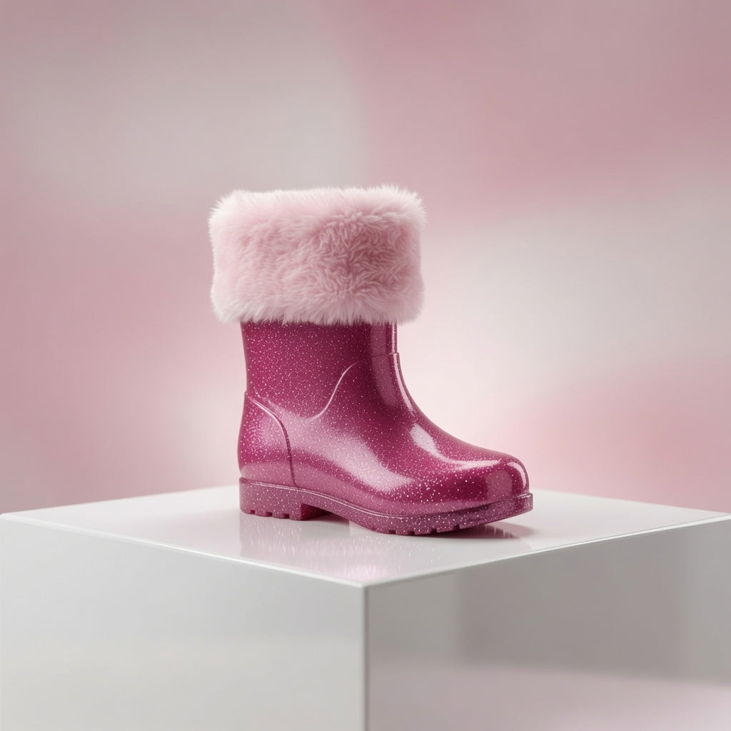 Bota Galocha Infantil Pelucia Charmosinha Chic 2256