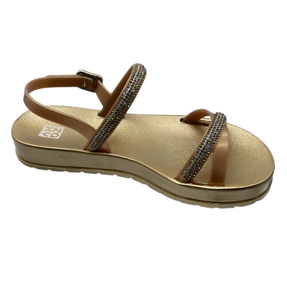 Sandália Papete Feminina Rasteira Zaxy Intense 19118