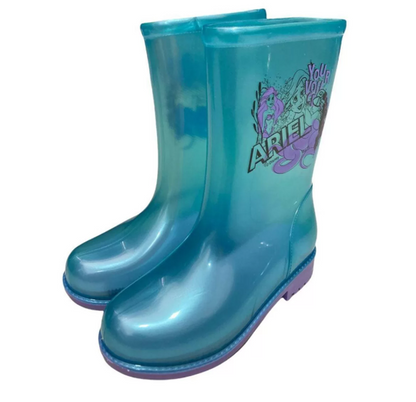 Bota Galocha Menina Infantil Disney Rain Magic Ariel Grendene 22731