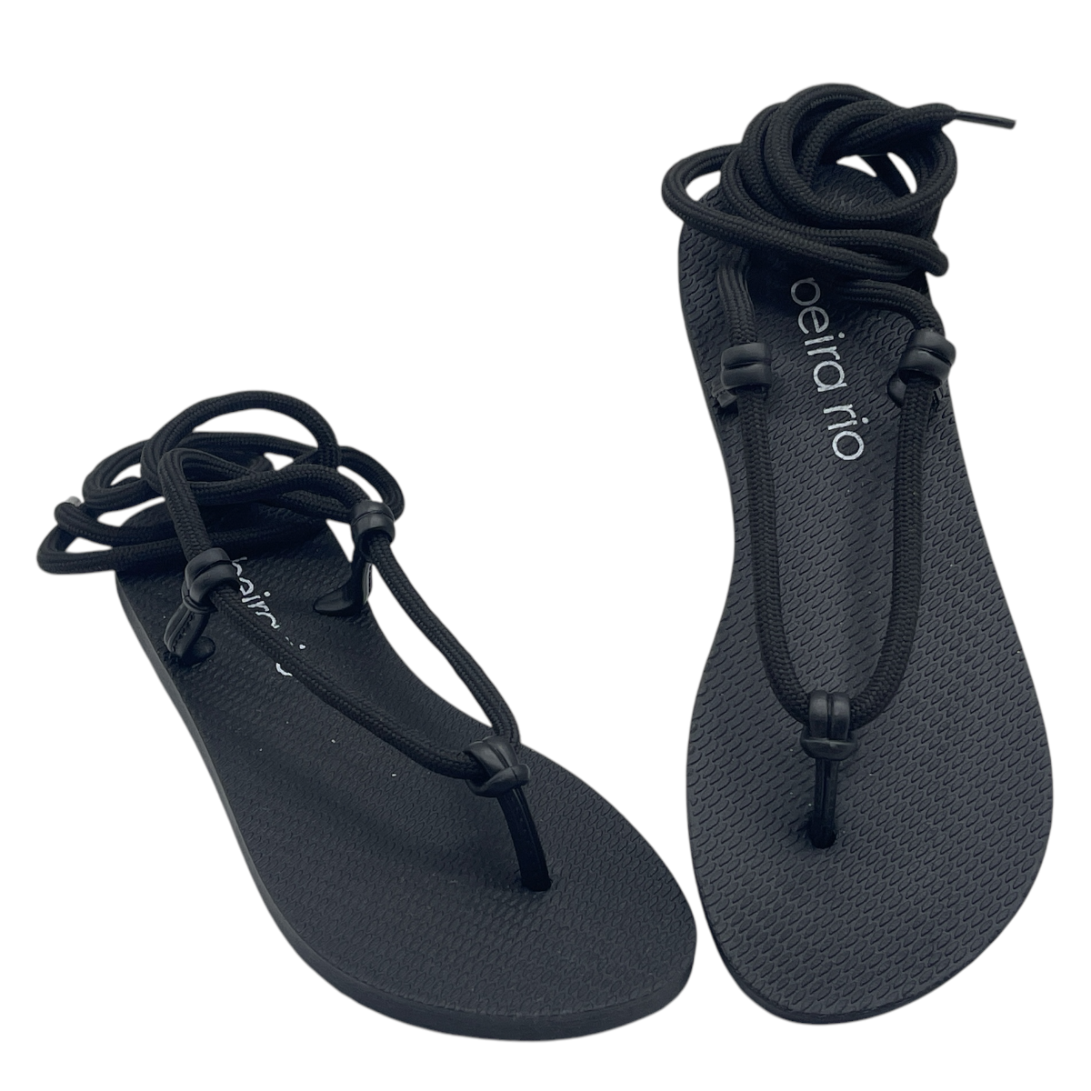 Sandália Feminina Rasteira Dedo Amarrar Beira Rio 8449.905