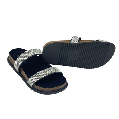 Sandália Feminina Rasteira Slide Strass Beira Rio 8523.106.27881