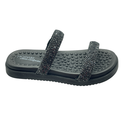 Sandália Rasteira Slide Strass Massageadores Modare 7178.116