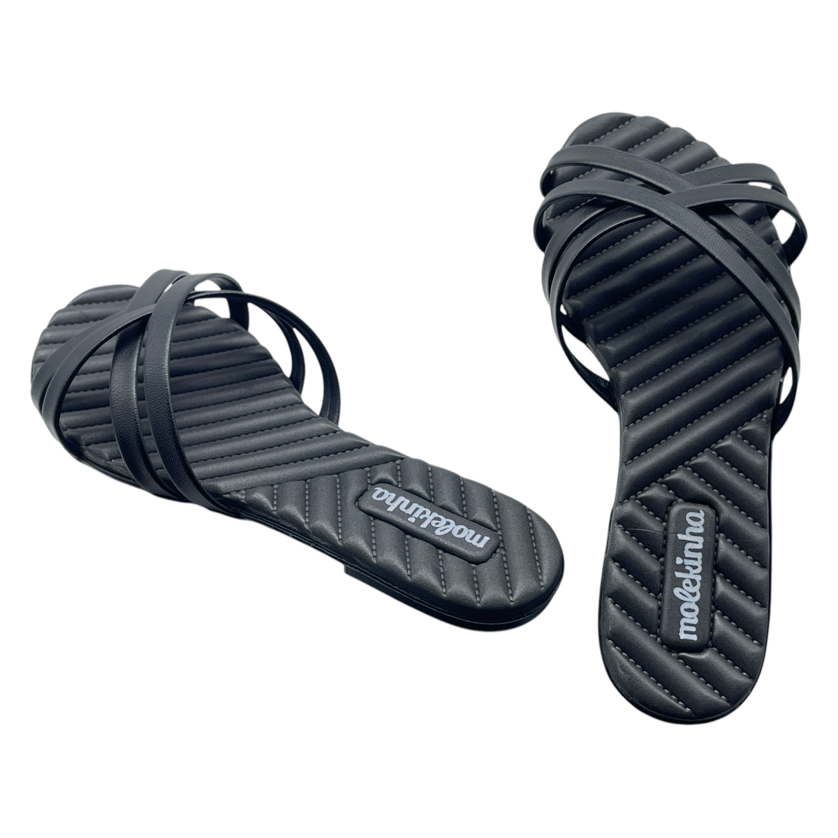 Chinelo Rasteirinha Slide Casual Tiras Molekinha 2353.104