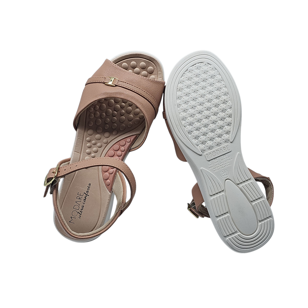 Sandália Feminina Casual Flat Modare Ultraconforto 7174.113