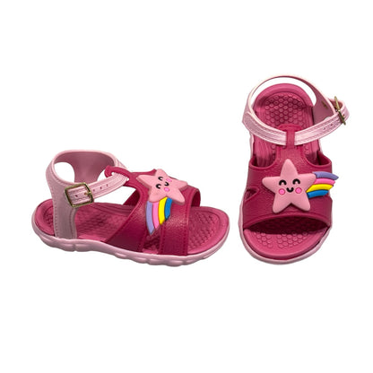 Sandália Infantil Menina Rasteirinha Casual Baby Kids Diversas