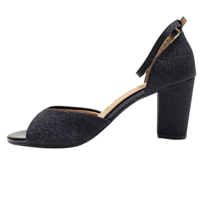 Sandália Feminina Salto Alto Grosso Glitter Vizzano 6262.406