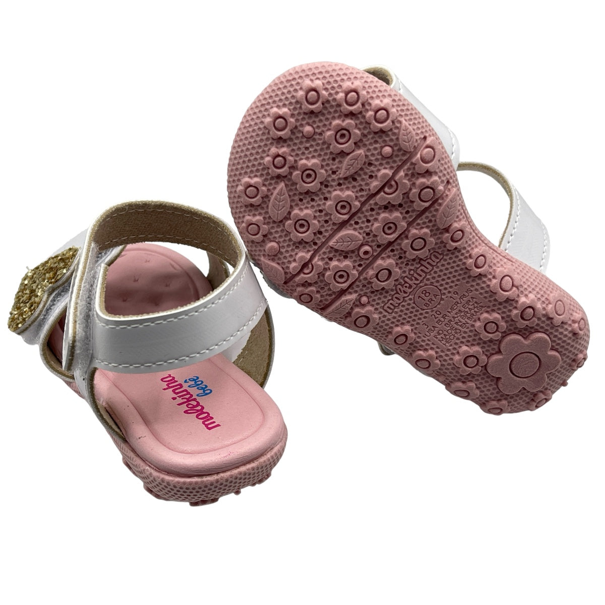 Sandália Infantil Verniz Maxi Glitter Molekinha 2121.150