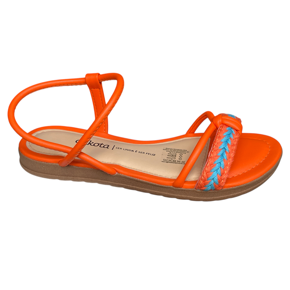 Sandália Feminina Rasteira Flatform Tratorada Dakota Y7471