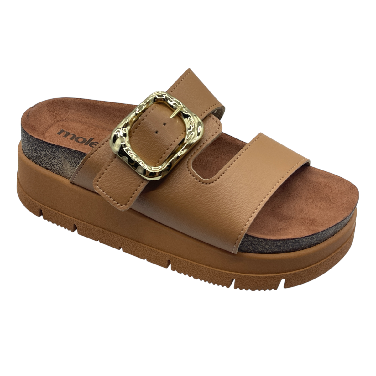 Sandália Tamanco Slide Flatfom Tratorada Moleca 5513.103