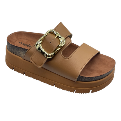 Sandália Tamanco Slide Flatfom Tratorada Moleca 5513.103