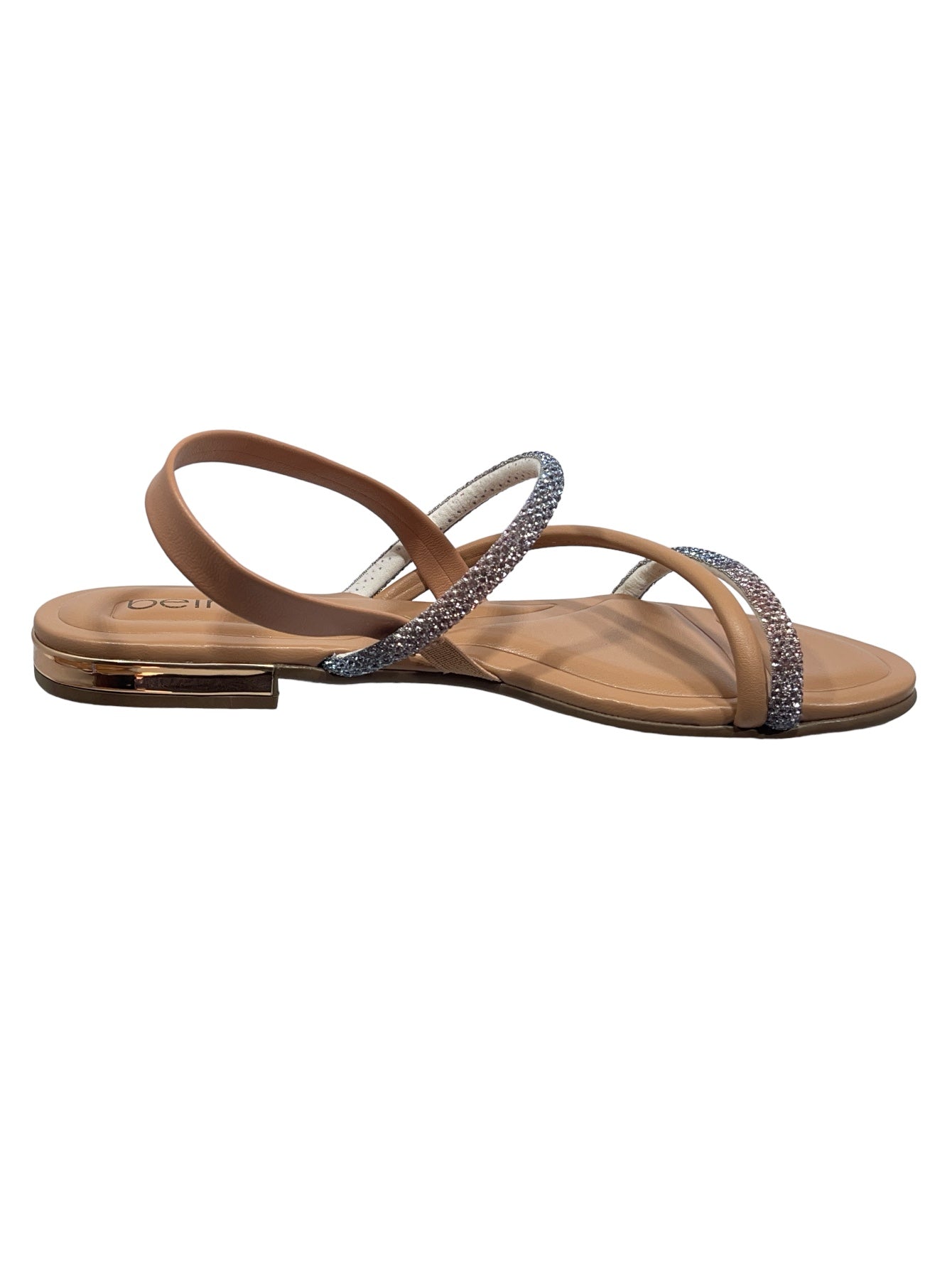 Sandália Rasteira Tiras Strass Degrade Beira Rio 8263.969