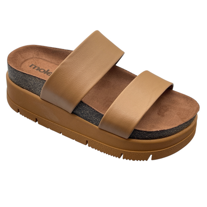 Tamanco Feminino Slide Plataforma Flatform Moleca 5513.100