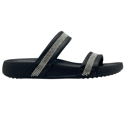 Sandália Feminina Slide Tiras Strass Conforto Beira Rio 8542.100