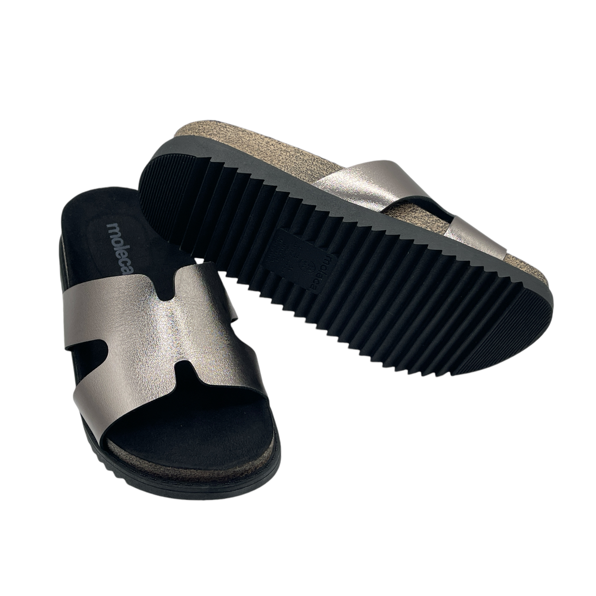 Sandália Feminina Slide Flatform Conforto Moleca 5500.100.14710