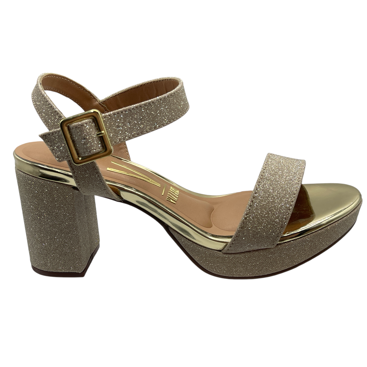 Sandália Feminina Salto Alto Grosso Glamour Vizzano 6425.110