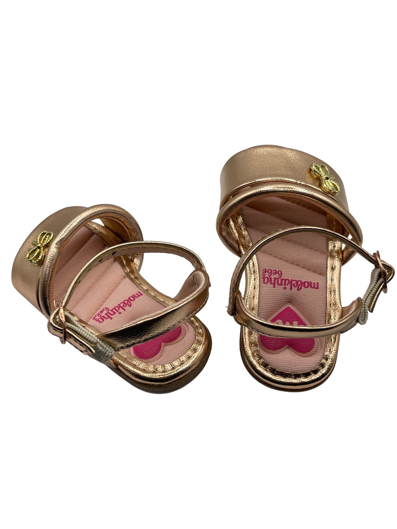 Sandália Infantil Papete Verniz Metalizado Molekinha 2112.671