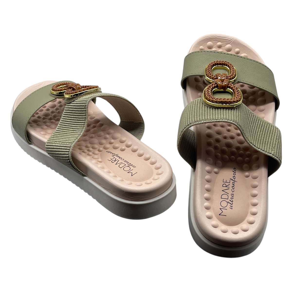 Chinelo Tamanco Slide C/ Elástico Modare Ultraconforto 7178.107