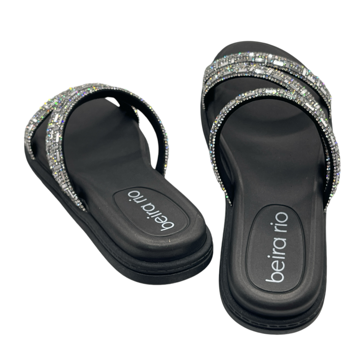 Chinelo Slide Tira Strass Verona Beira Rio 8488.108.28500