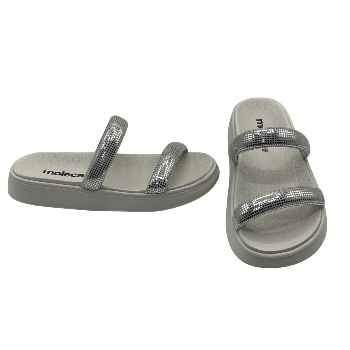 Chinelo Slide Tira Camurça Paris Glam Moleca 5507.101