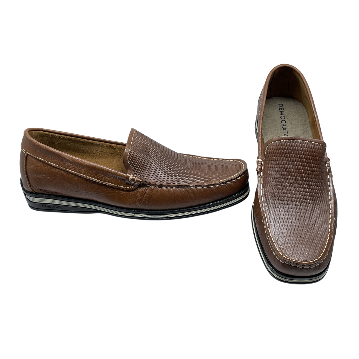 Sapato Masculino Mocassim Easy Ted Couro Democrata 135201