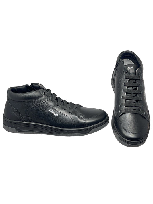 Sapatênis Masculino Cano Médio Ferracini Vox Couro 8053-617