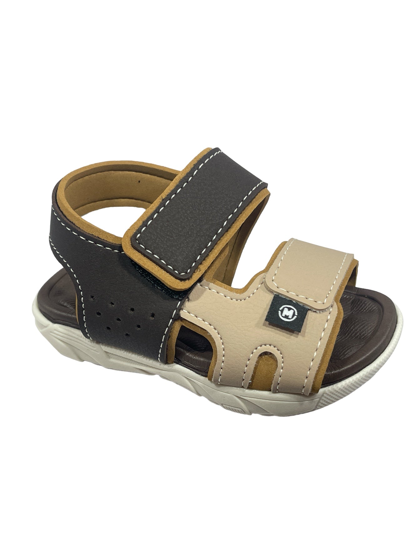 Sandália Papete Infantil Casual Rústico Molekinho 2135.137