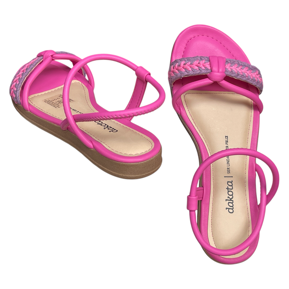 Sandália Feminina Rasteira Flatform Tratorada Dakota Y7471