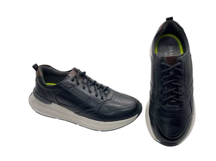 Tênis Denim Brad Ultra Light Couro Democrata 527101-001