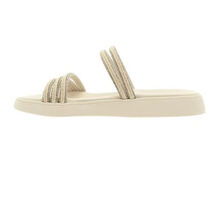 Chinelo Feminino  Moleca Brilho Casual 5469.135
