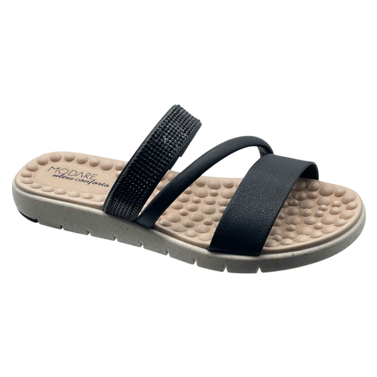 Tamanco Reflex Sense Strass Modare Ultraconforto 7162.221