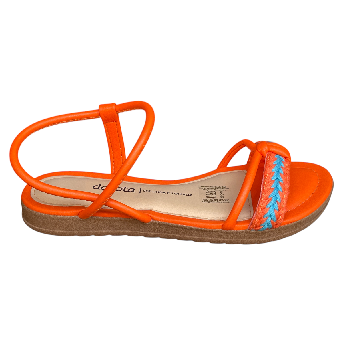 Sandália Feminina Rasteira Flatform Tratorada Dakota Y7471