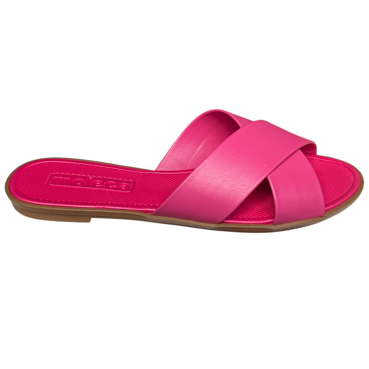 Sandália Feminina Rasteira Slide Tiras Cruzadas Moleca 5532.100