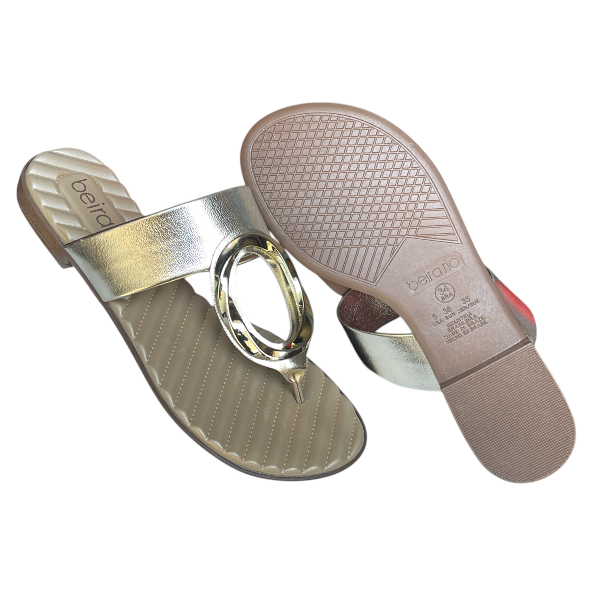 Sandália Feminino Rasteirinha Napa Dedo Beira Rio 8519.108