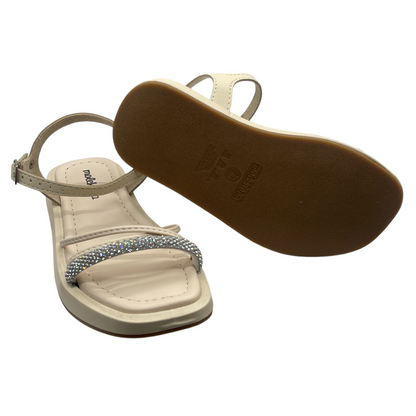 Sandália Infantil Papete Flatform Strass  Molekinha 2355.104