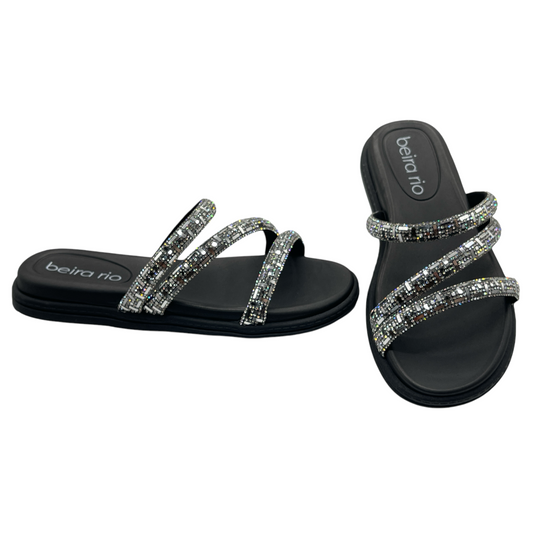 Chinelo Slide Tira Strass Verona Beira Rio 8488.108.28500