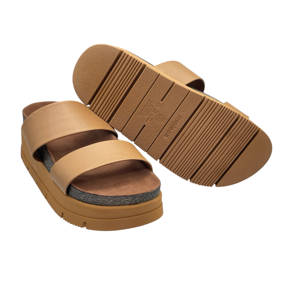 Tamanco Feminino Slide Plataforma Flatform Moleca 5513.100