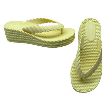 Chinelo Tamanco Casual Anabela Confortavel Beira Rio 8561.100