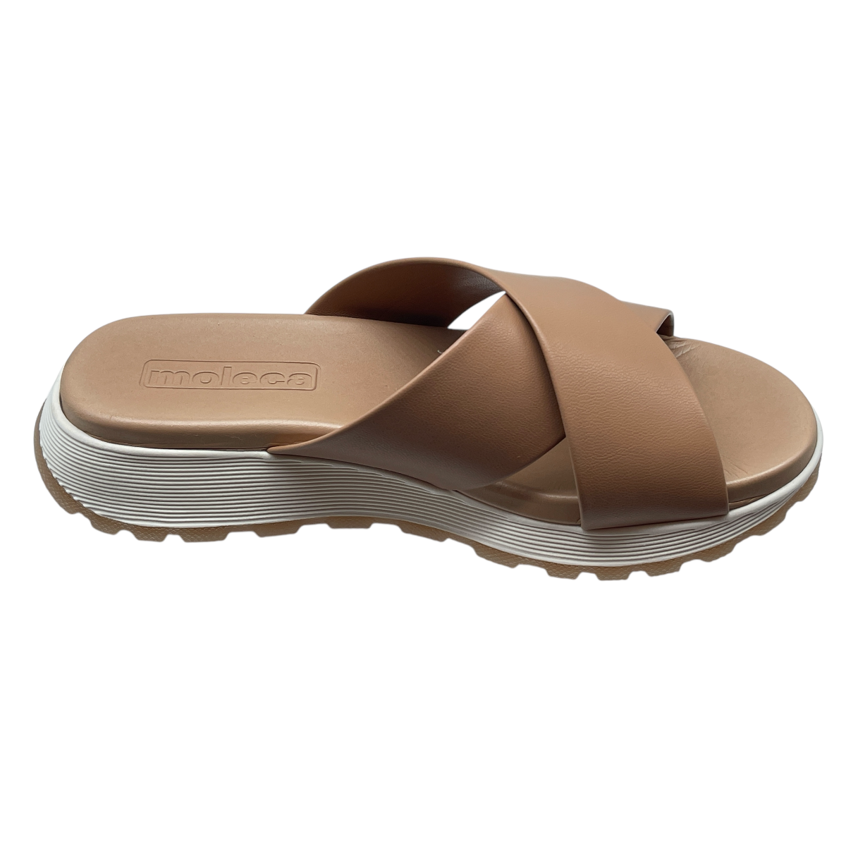 Tamanco Feminino Tiras Cruzadas Casual Tratorado Moleca 5537.100