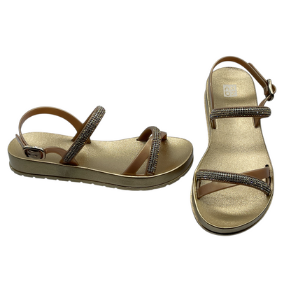 Sandália Papete Feminina Rasteira Zaxy Intense 19118