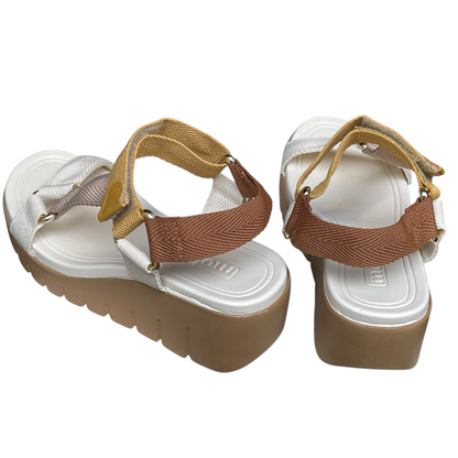 Sandália Feminina Flatform Tratorada Gorgurão Moleca 5536.101