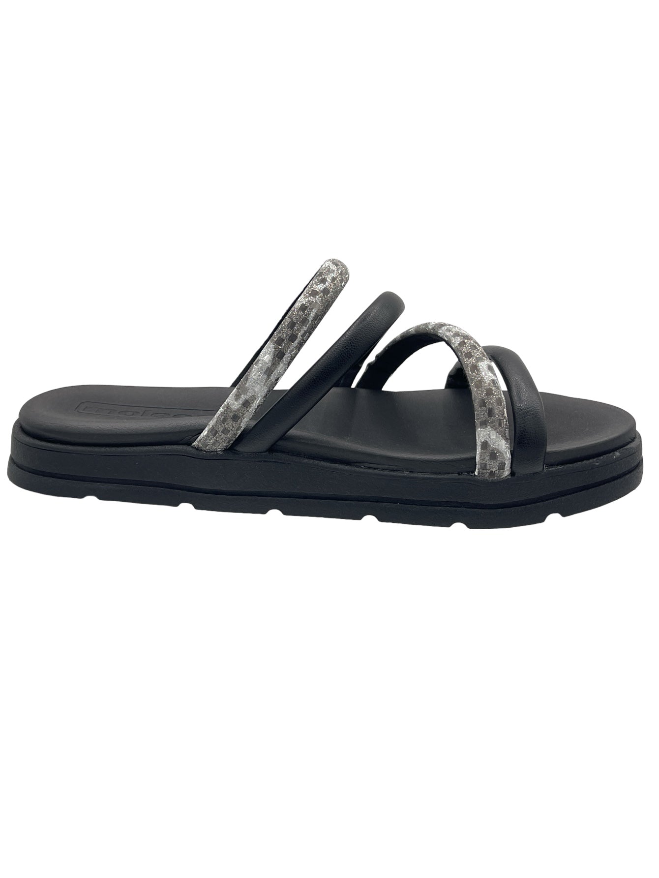 Sandália Feminina Slide Tratorada Strass Moleca 5490.110.27647