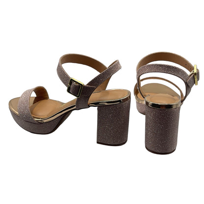 Sandália Feminina Salto Alto Grosso Glamour Vizzano 6425.110