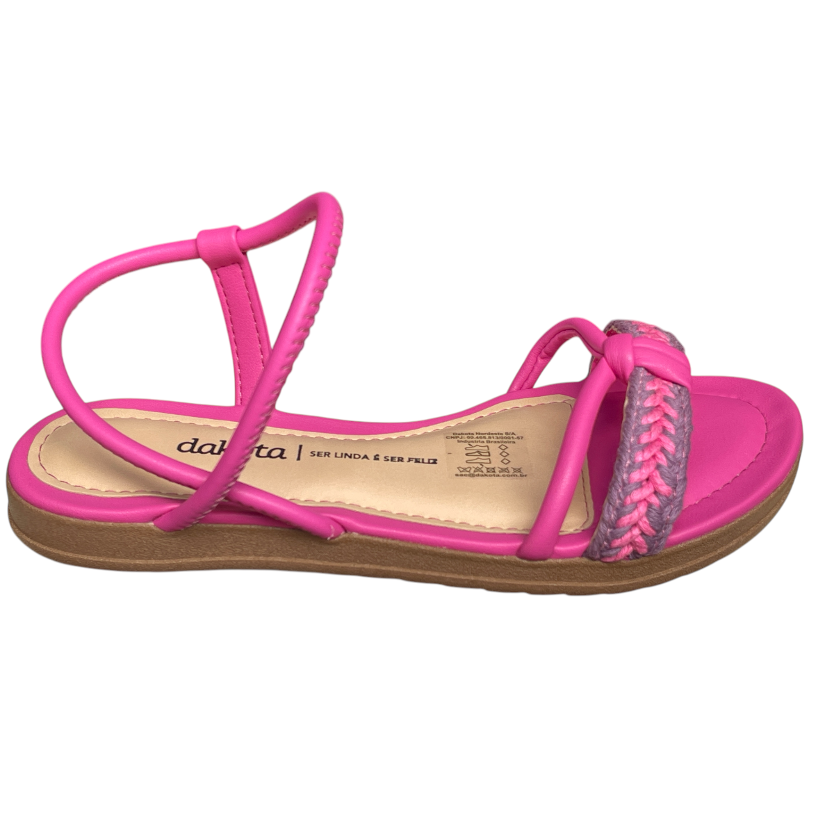 Sandália Feminina Rasteira Flatform Tratorada Dakota Y7471