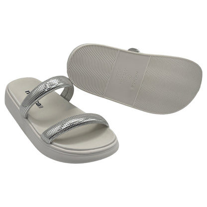 Chinelo Slide Tira Camurça Paris Glam Moleca 5507.101