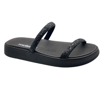 Chinelo Feminino Slide Tira Maxi Glitter Moleca 5507.100