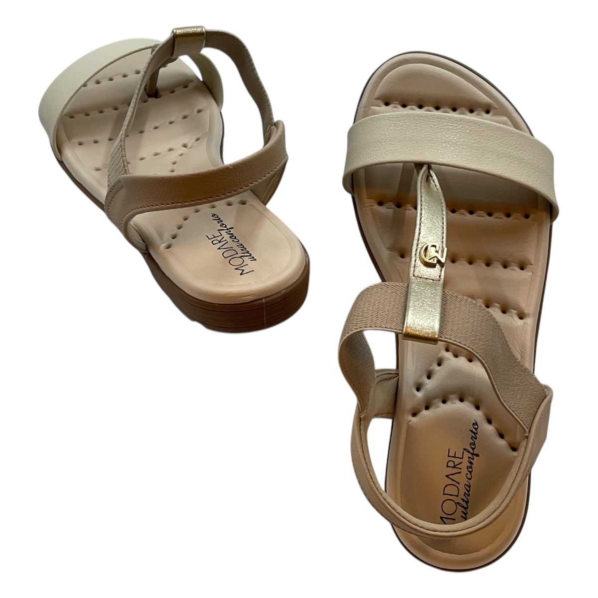 Sandália Feminina Napa Elástico Modare Ultraconforto 7053.163