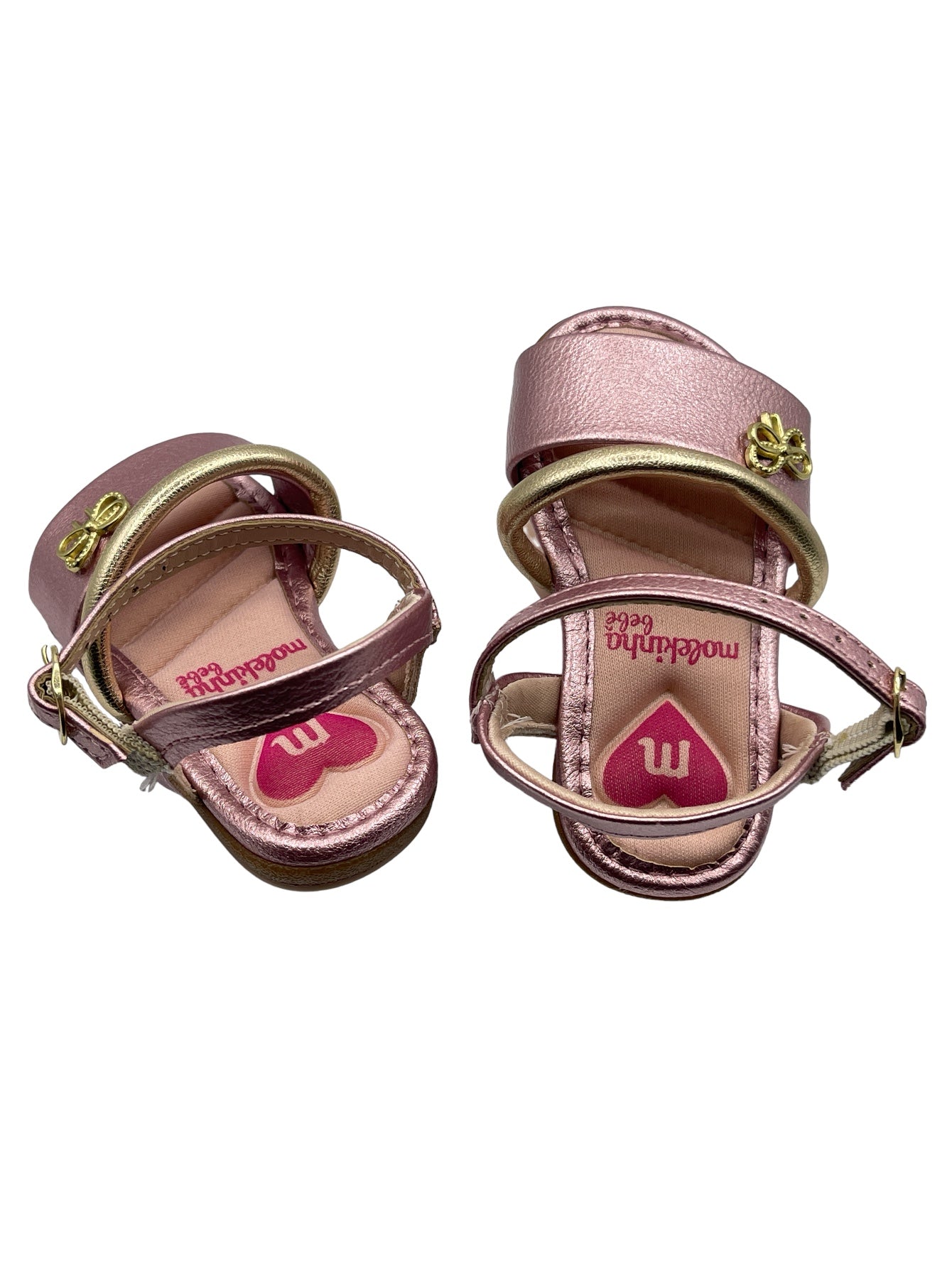 Sandália Infantil Papete Verniz Metalizado Molekinha 2112.671