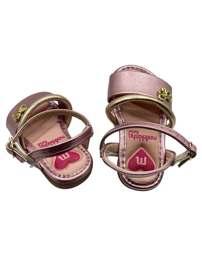 Sandália Infantil Papete Verniz Metalizado Molekinha 2112.671
