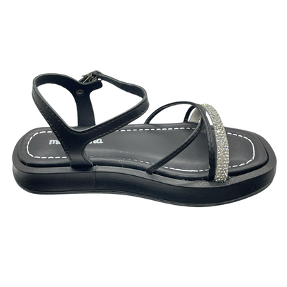 Sandália Infantil Papete Flatform Strass  Molekinha 2355.104