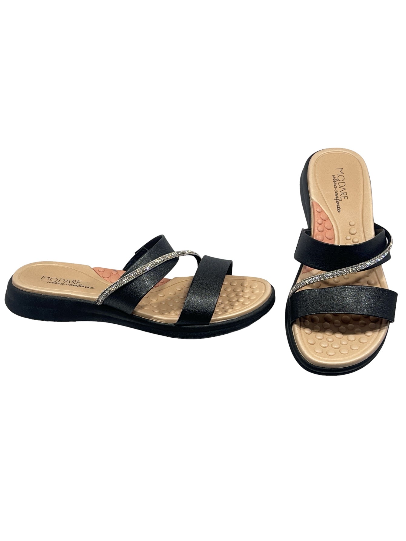 Sandália Slide Florenca Strass Modare Ultraconforto 7174.115